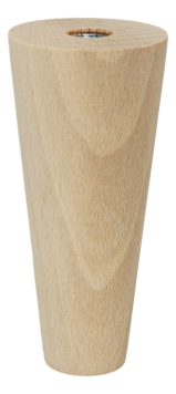 [10 CM] Holz Buche Massivholz Gerade Möbelfüße 45/25 mm ohne Montageplatte